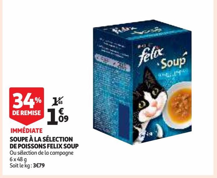 SOUPE À LA SÉLECTION DE POISSONS FELIX SOUP