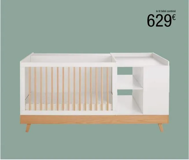 le lit bébé combiné  629€ 