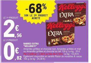 chocolat au lait Kellogg's