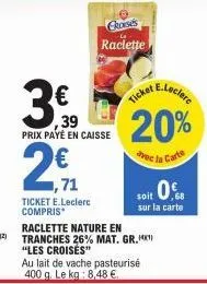 raclette e.leclerc