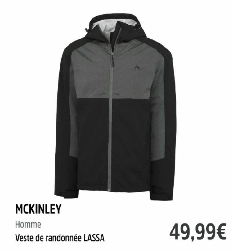 MCKINLEY Homme  Veste de randonnée LASSA  A  49,99€  