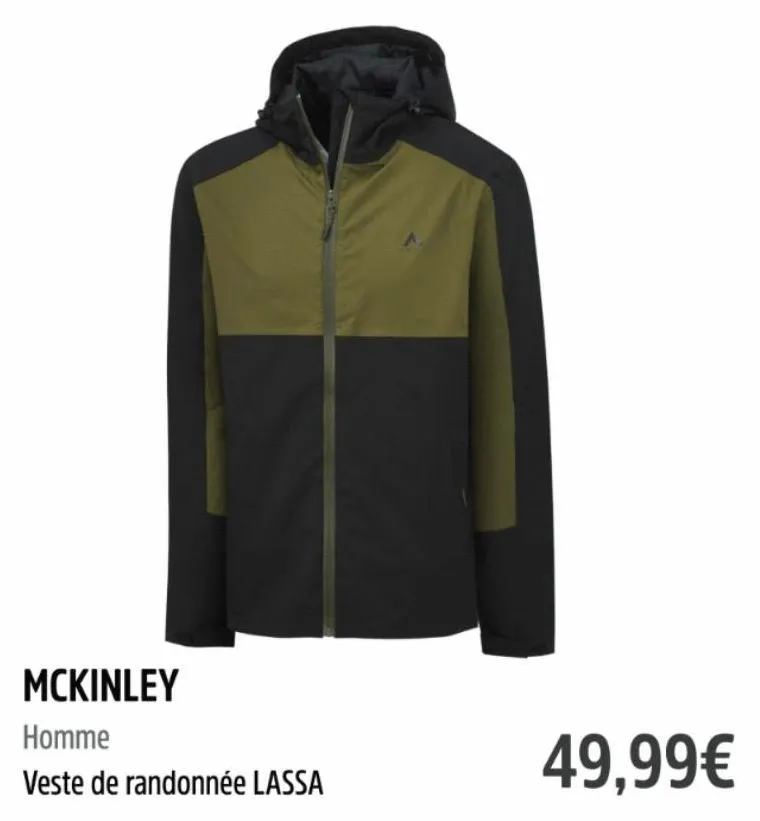 mckinley  homme  veste de randonnée lassa  49,99€  