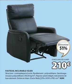 fauteuil inclinable 