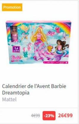 calendrier de l'Avent Barbie