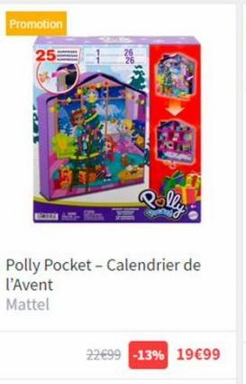 calendrier de l'Avent Polly Pocket