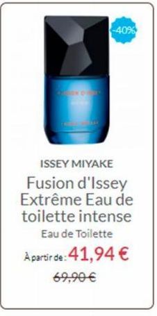 eau de toilette Extrême