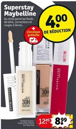 rouge à lèvres MAYBELLINE