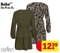 Robe** Du M au XL 