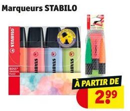 marqueurs stabilo