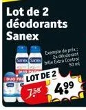 déodorant sanex