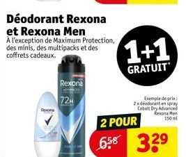 déodorant en spray Rexona