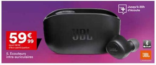 écouteurs intra-auriculaires JBL