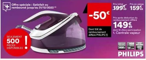 centrale vapeur philips