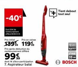 aspirateur balai Bosch