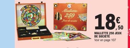 STEEN  Mallette 250  18€  MALLETTE 250 JEUX DE SOCIÉTÉ Voir en page 107 