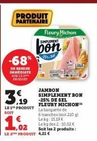 soldes fleury michon