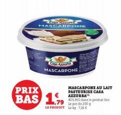 mascarpone Casa Azzurra