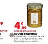 bougie parfumée Dim