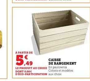 boite rangement 