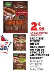 saucisses Socopa