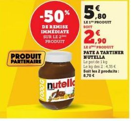 soldes Nutella