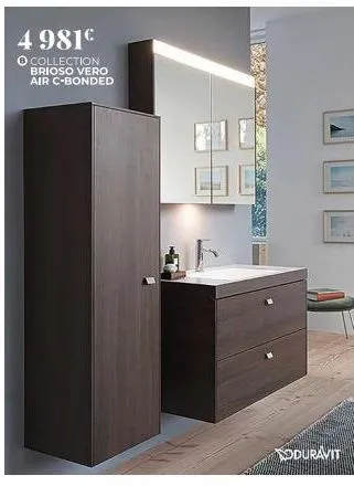 4981€  ⓒ collection brioso vero air c-bonded  duravit 