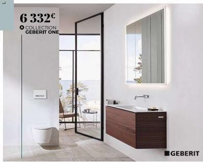 6 332€  A COLLECTION GEBERIT ONE,  GEBERIT 