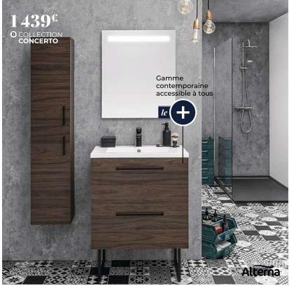 1439€  Ⓒ COLLECTION CONCERTO  Gamme contemporaine accessible à tous  le+  Alterna 