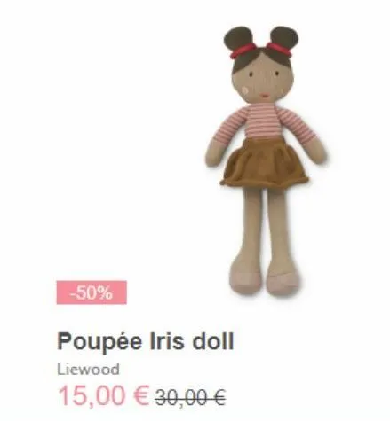-50%  poupée iris doll  liewood  15,00 € 30,00 € 