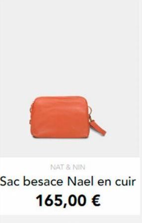 NAT & NIN  Sac besace Nael en cuir  165,00 € 