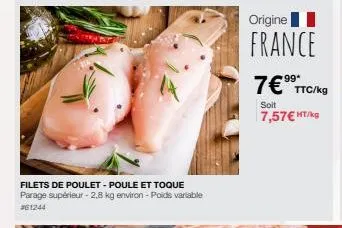 filets de poulet 