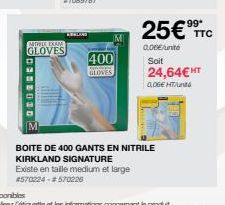 gants en nitrile Signature