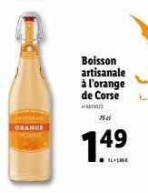 ATVARAL  ORANGE TEDET  Boisson artisanale à l'orange de Corse  -56120.72  75 el  14.⁹  49 