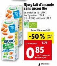 lait d'amande Bjorg