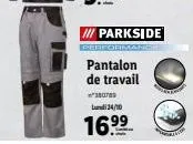 pantalon de travail 