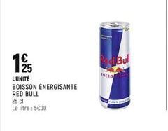 boisson énergétique Red bull