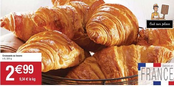 croissants au beurre 