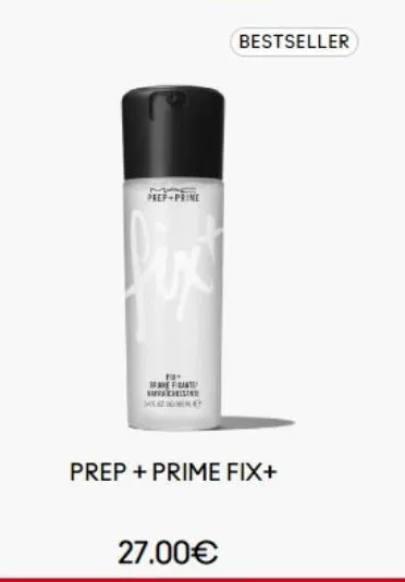 pre-prine  pix  chine sⓒ  bestseller  prep+ prime fix+  27.00€  