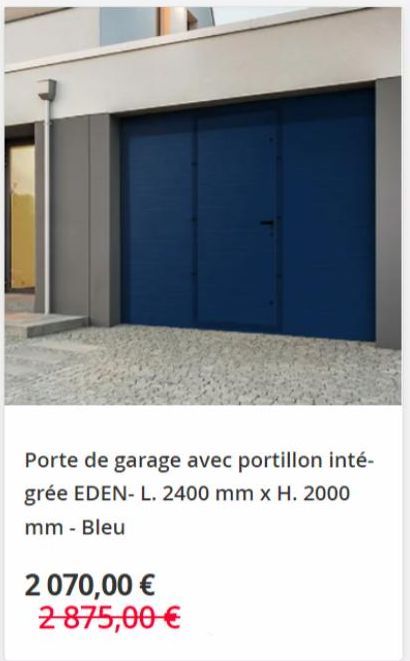 porte de garage Eden