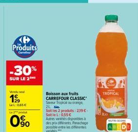 boisson aux fruits Carrefour