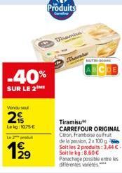 Tiramisu Carrefour