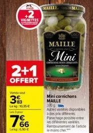 cornichons maille