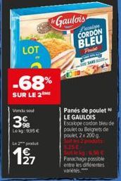 cordon bleu Le gaulois