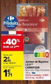 jambon Carrefour