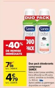 soldes Sanex