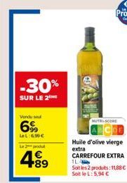 huile d'olive vierge Carrefour