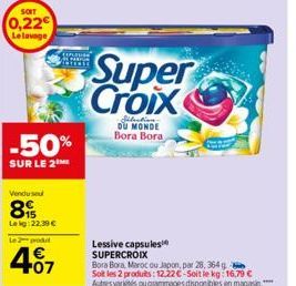 lessive Super Croix