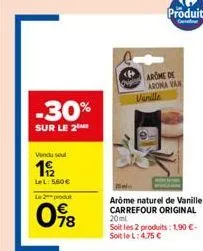 vanille carrefour