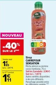 sirop Carrefour