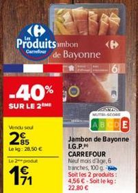 jambon Carrefour